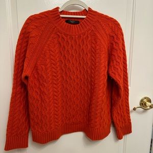 Orange Knit MaxMara Sweater